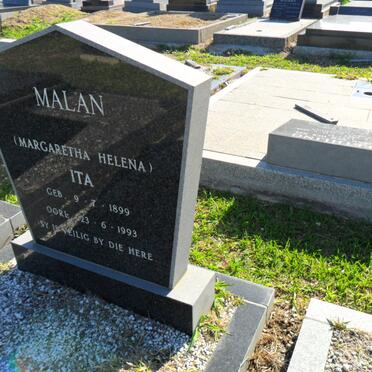 MALAN Margaretha Helena 1899-1993