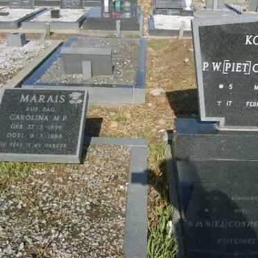 MARAIS Carolina M.P. 1896-1988