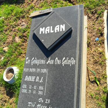 MALAN Danie D.J. 1936-2001