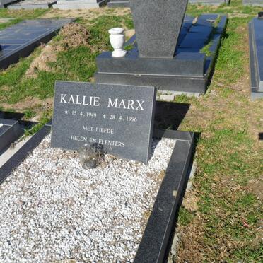 MARX Kallie 1949-1996