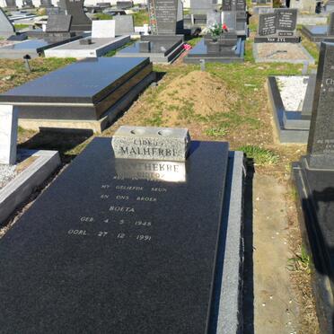 MALHERBE Gideon 1948-1991