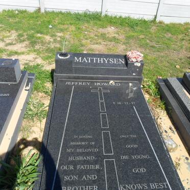 MATTHYSEN Jeffrey Howard 1960-1997