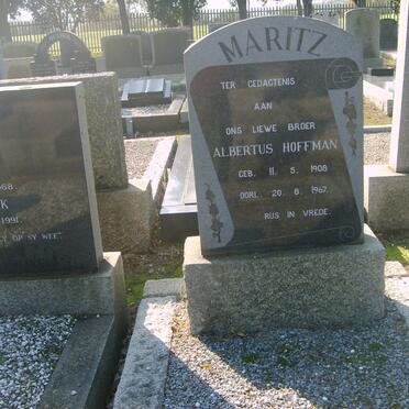 MARITZ Albertus Hoffman 1908-1967