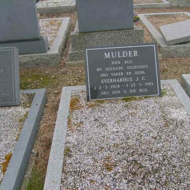 MULDER Everhardus J.L. 1908-1983