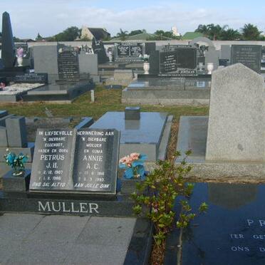 MULLER Petrus J.H. 1907-1980 &amp; Annie A.S. 1916-1990