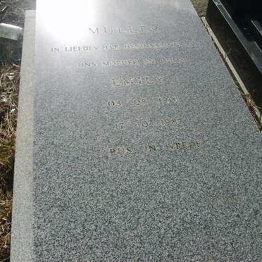 MULLER Emily 190?-1987