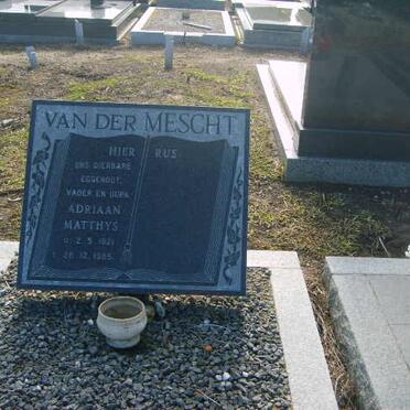 MESCHT Adriaan Matthys, van der 1921-1985