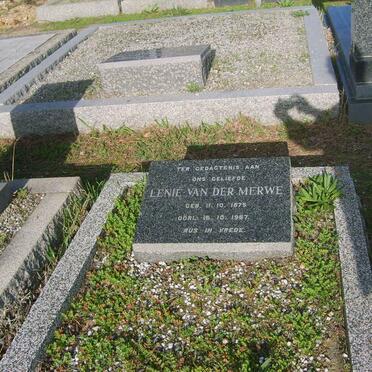 MERWE Lenie, van der 1875-1967