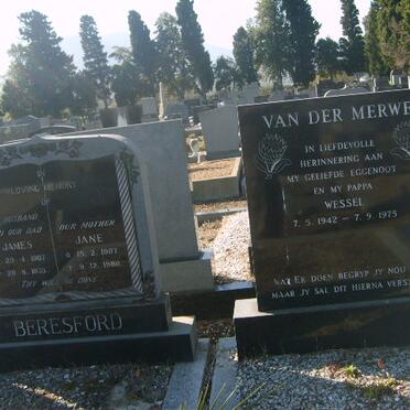 MERWE Wessel,van der 1942-1975