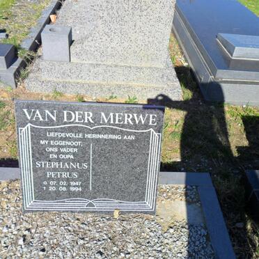 MERWE Stephanus Petrus, van der 1947-1994