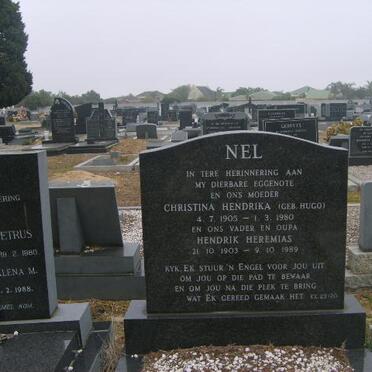 NEL Hendrik Heremias 1903-1989 &amp; Christine Hendrika HUGO 1905-1980