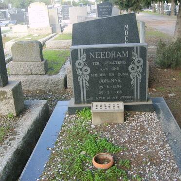 NEEDHAM Johanna 1894-1965