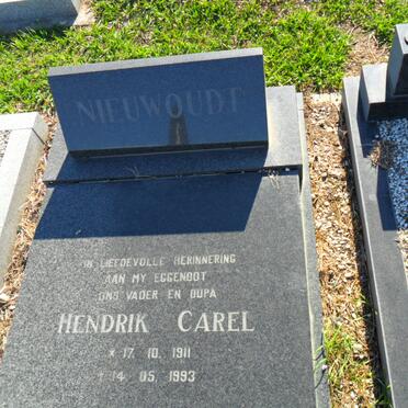 NIEUWOUDT Hendrik Carel 1911-1993