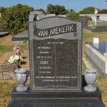 NIEKERK Carel, van 1943-1999