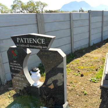 PATIENCE Valencia Sophia 1929-2006