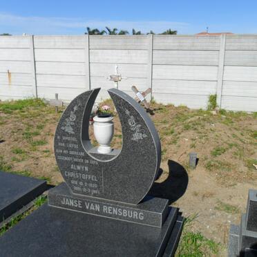 RENSBURG Alwyn Christoffel, Janse van 1920-1987