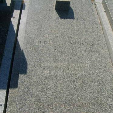 ROOYEN ?,  van &amp;  Hilda BARNARD -1984