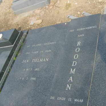ROODMAN Jan Tielman 1913-1990