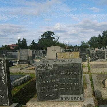 ROBINSON Charles Herbert 1888-1966 &amp; Mary Louisa DELFORD 1892-1974