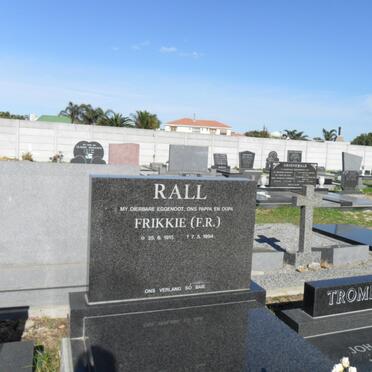 RALL F.R. 1915-1994