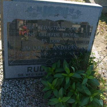 RUD?? Jacobus Andreas 1902-??