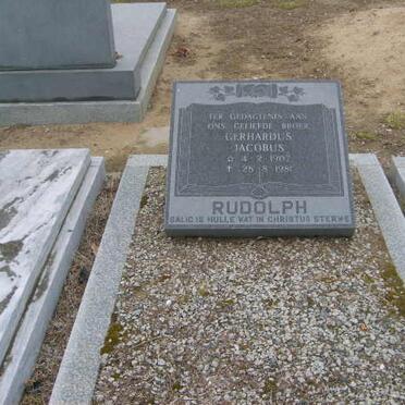 RUDOLPH Gerhardus Jacobus 1907-1981