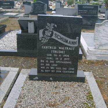 SCHUMANN Gertrud Waltraut 1906-1977