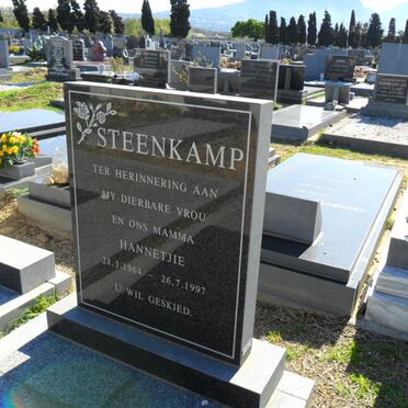 STEENKAMP Hannetjie 1964-1997