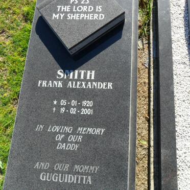 SMITH Frank Alexander 1920-2001