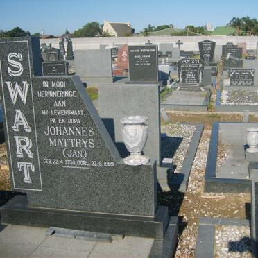 SWART Johannes Matthys 1934-1989