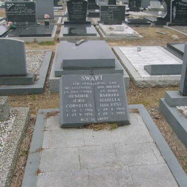 SWART Hendrik Jurie Cornelius 1901-1978 &amp; Barbara Isabella UYS 1906-1989