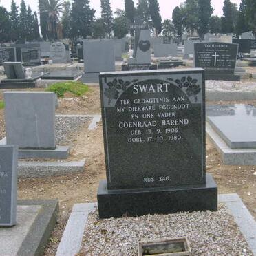 SWART Coenraad Barend 1906-1980