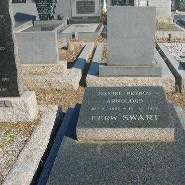 SWART Daniel Petrus Arnoldus 1897-1972