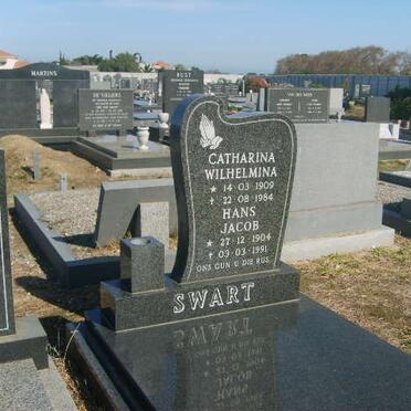 SWART Hans Jacob 1904-1991 &amp; Catharina Wilhelmina 1909-1984