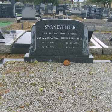 SWANEVELDER Pieter Bernardus 1891-1975 &amp; Maria Magdalena 1891-1975