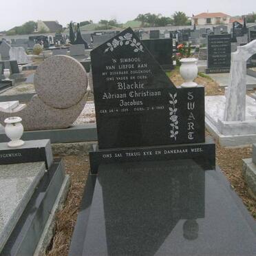 SWART Adriaan Christiaan Jacobus 19??-1983