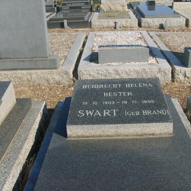 SWART Huibrecht Helena Hester nee BRAND 1903-1985