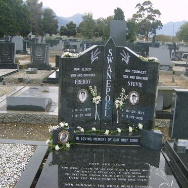 SWANEPOEL Freddy 1974-1995 ::  SWANEPOEL Stevie 1977-1995