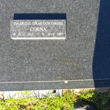 SLABBER Coena 1912-2007