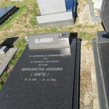 SLABBER Coena 1912-2007 &amp; Margaretha Johanna 1919-1993