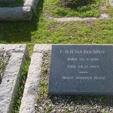 SPUY C.H.H., van der 1876-1967