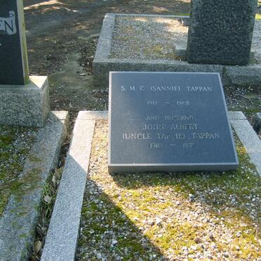 TAPPAN John Albert 1910-1979 &amp; S.M.C. 1912-1968