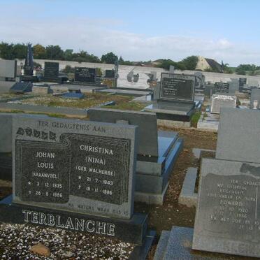 TERBLANCHE Johan Louis 1935-1986 &amp; Christina MALHERBE 1943-1986