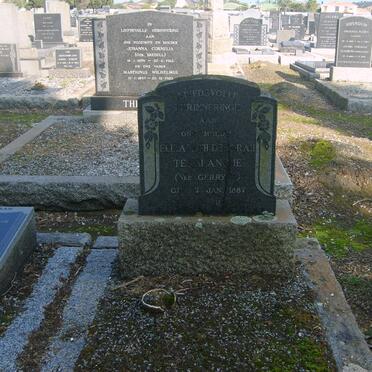 TERBLANCHE Elizabeth Deborah nee GERRY 1887-1963