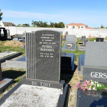TOIT Petrus Hermanus, du 1921-1993