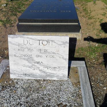 TOIT Philip Andries, du 1916-1991