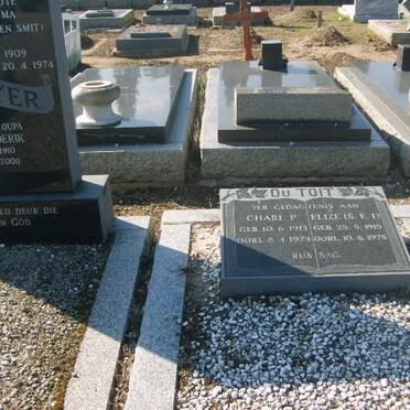 TOIT Charl P, du 1913-1974 &amp; Elize S.E.D. 1915-1975