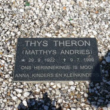THERON Matthys Andries 1922-1999