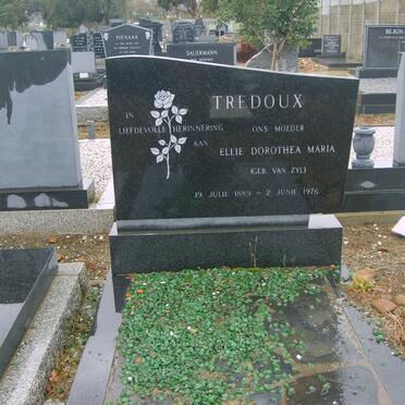 TREDOUX Ellie Dorothea Maria nee VAN ZYL 1889-1976