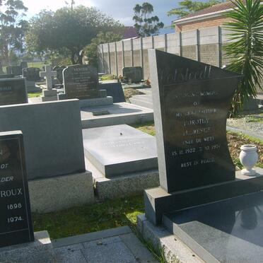 VOLSTEEDT Dorothy Florence nee DE WET 1922-1974